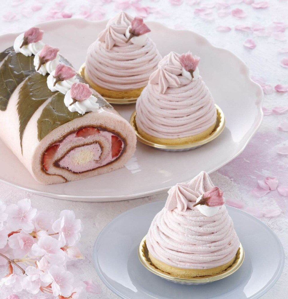 banh sakura cake